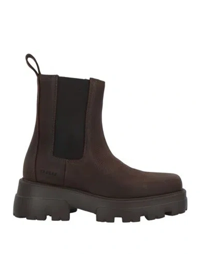 Copenhagen Studios Woman Ankle Boots Dark Brown Size 7 Leather