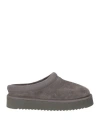 Copenhagen Studios Woman Ankle Boots Grey Size 9 Leather In Gray