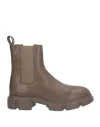 Copenhagen Studios Woman Ankle Boots Khaki Size 12 Calfskin In Beige