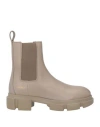 Copenhagen Studios Woman Ankle Boots Taupe Size 6 Calfskin In Grey