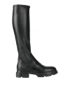 Copenhagen Studios Woman Knee Boots Black Size 10 Textile Fibers In Black