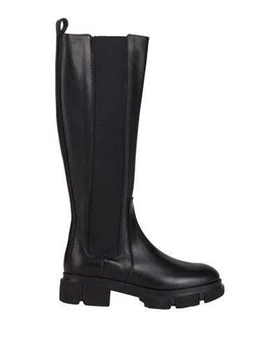 Copenhagen Studios Woman Knee Boots Black Size 10 Textile Fibers