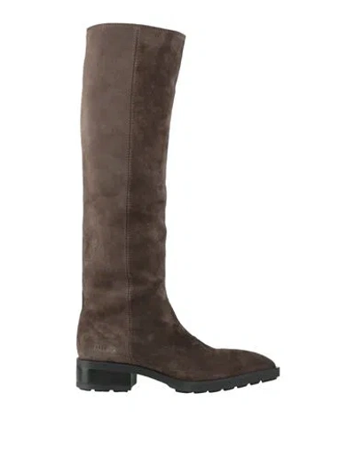 Copenhagen Studios Woman Boot Charcoal Size 8 Leather In Brown