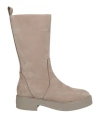 Copenhagen Studios Woman Boot Grey Size 8 Leather In Grey