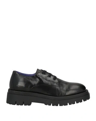 Copenhagen Studios Woman Lace-up Shoes Black Size 8 Leather