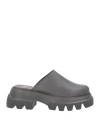 Copenhagen Studios Woman Mules & Clogs Black Size 11 Soft Leather