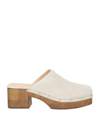 Copenhagen Studios Woman Mules & Clogs Off White Size 8 Leather
