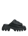 Copenhagen Studios Woman Sandals Black Size 8 Leather