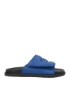 Copenhagen Studios Woman Sandals Bright Blue Size 8 Leather In Blue