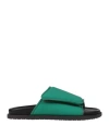 Copenhagen Studios Woman Sandals Green Size 8 Textile Fibers