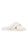 Copenhagen Studios Woman Sandals Ivory Size 11 Soft Leather In White