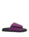 Copenhagen Studios Woman Sandals Purple Size 8 Textile Fibers
