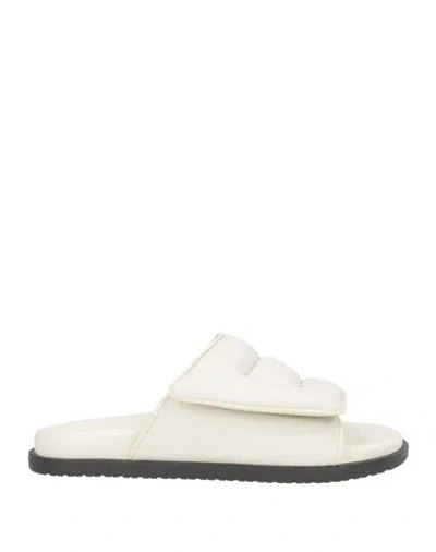 Copenhagen Studios Woman Sandals White Size 6 Leather