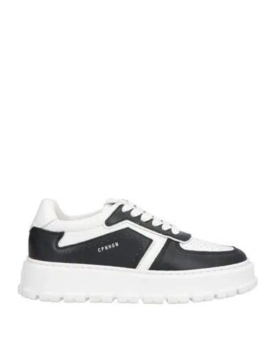Copenhagen Studios Woman Sneakers Black Size 8 Leather In Black