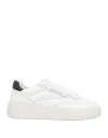 Copenhagen Studios Woman Sneakers White Size 8 Leather In Animal Print