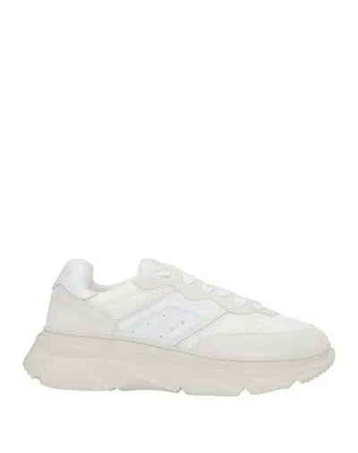 Copenhagen Studios Woman Sneakers White Size 9 Leather, Textile Fibers