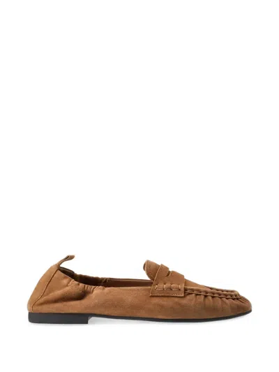 Copenhagen Suede Loafers In Brown