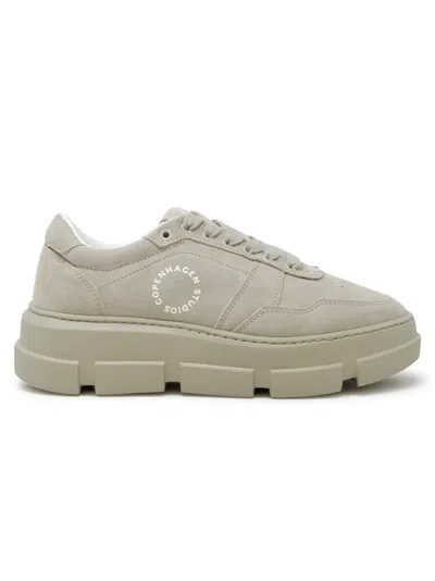 Copenhagen Sneaker Nubuck Light Stone In Gray