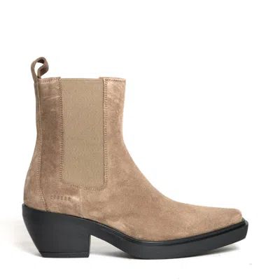 Copenhagen Texano Camoscio Taupe In Brown