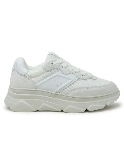Copenhagen White Leather/suede Sneakers
