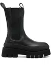 Copenhagen Leather Boots In Black