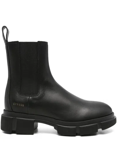 Copenhagen Elasticated-side Chelsea Boots In Black