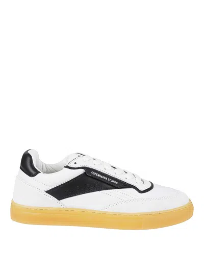 Copenhagen Leather-panelled Sneakers In White