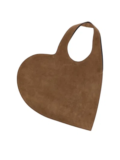 Coperni 100% Cow Leather Shoulder Bag In Brown