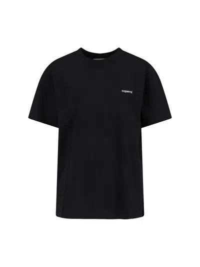 Coperni 100% Organic Cotton Women's T-shirt In Black