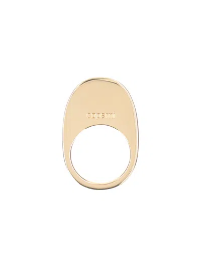 Coperni 100% Resin Bijoux Bracelet In Golden