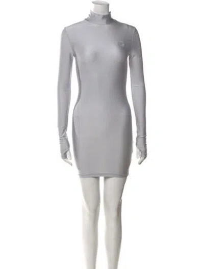 Pre-owned Coperni 2023 Mini Dress In Gray