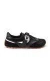 Coperni 5t Leather Ballerina Sneakers In Black