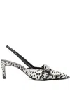 Coperni 65mm Slingback Pumps In White