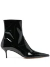 Coperni Patent Star Cut Out Low Boots Black In Black