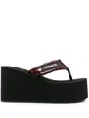 Coperni Flip-flops With Wedges And Thick Soles In Black