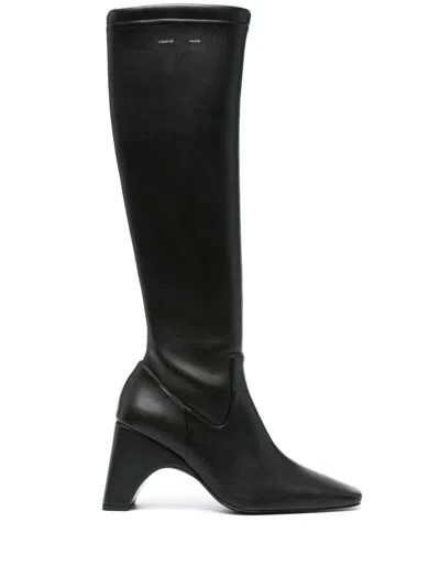 Coperni Black Bridge Stretch Tall Boots