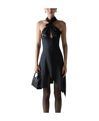 Coperni A Neckline Dress In Black
