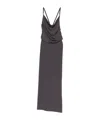 Coperni A Ruffle-trimmed Sleeveless Dress In Black