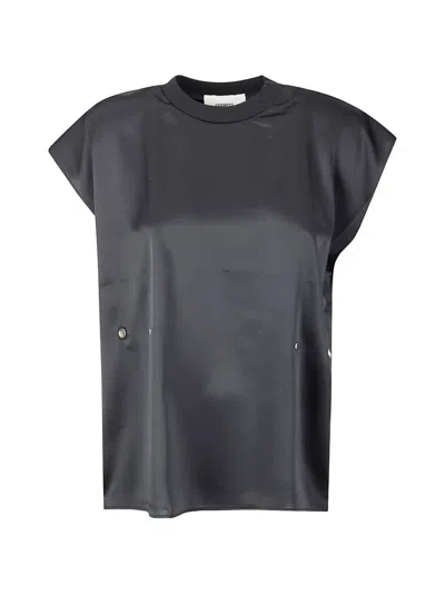 Coperni Adjustable T-shirt In Gray