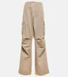 Coperni Adjustable Wide-leg Cargo Pants In Beige