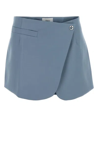 Coperni Air Force Blue Polyester Mini Skirt