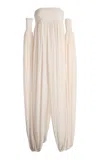 Coperni All-in-one Smock Maxi Dress In White