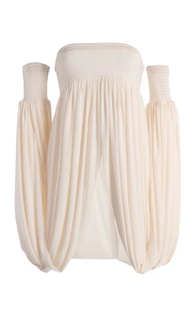 Coperni All-in-one Smock Top In Neutral