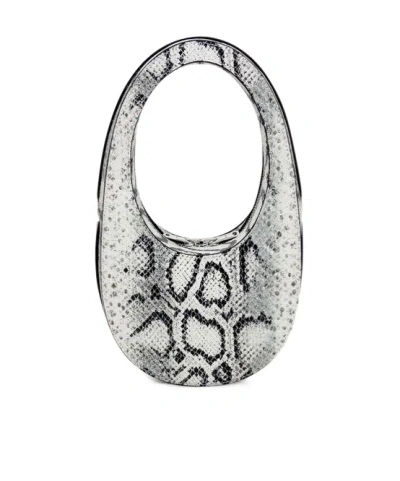 Coperni All-over Printed Crossbody Bag In Grey