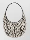 Coperni Animal Print Top Handle Shoulder Bag In Black