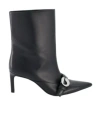 Coperni 70mm Buckle-fastening Pointed-toe Boots In Black