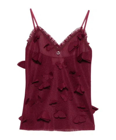 Coperni Appliqué-detail Top In Brown