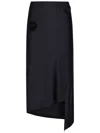 Coperni Falda Semilarga - Negro In Black