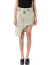 Coperni Denim Skirt With Multiple Pockets