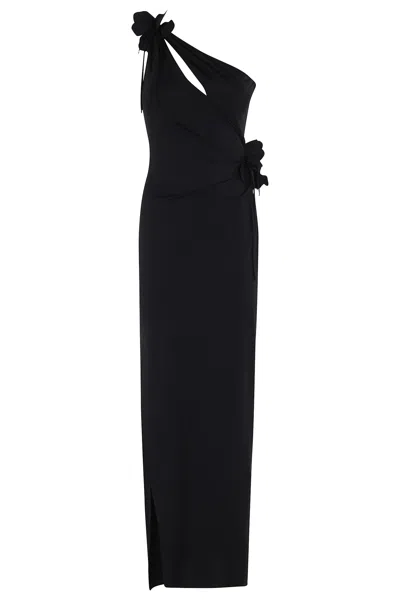 COPERNI ASYMMETRIC FLOWER GOWN